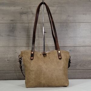 Barbwire Custom Leather Greg Hall Crossbody Shoulder Bag Purse Hobo Tote